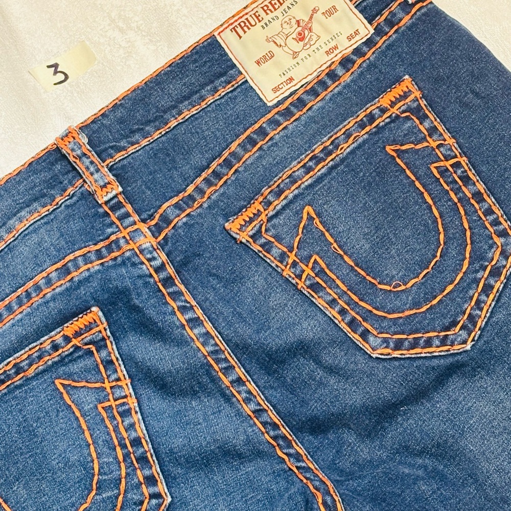 True Religion Men's Blue Jeans Size 38